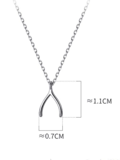 Rosh 925 Sterling Silver Tree Minimalist Necklace 4