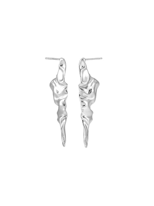 DAKA 925 Sterling Silver Geometric Minimalist Drop Earring 1