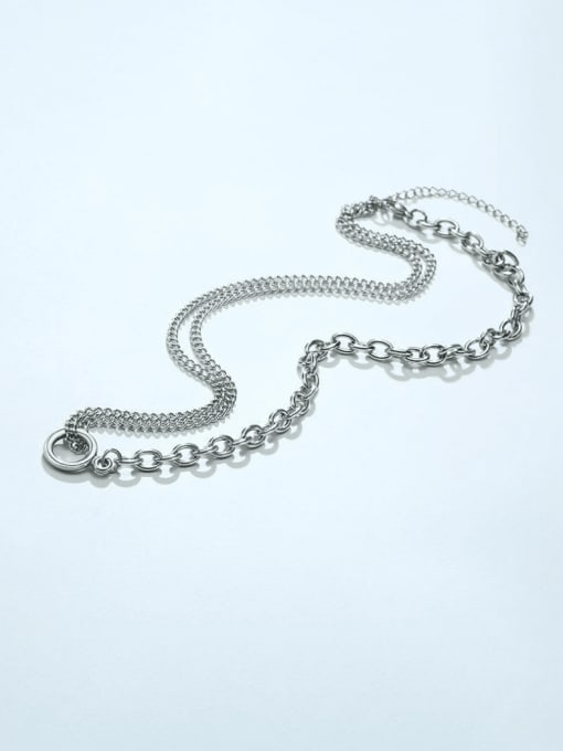 LI MUMU Titanium Geometric Vintage Necklace 3