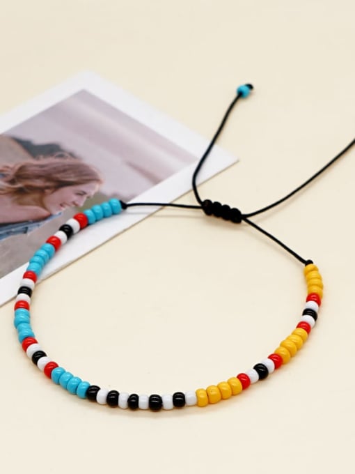 GZ B210012A Miyuki Millet Bead Multi Color Bohemia Handmade Beaded Bracelet
