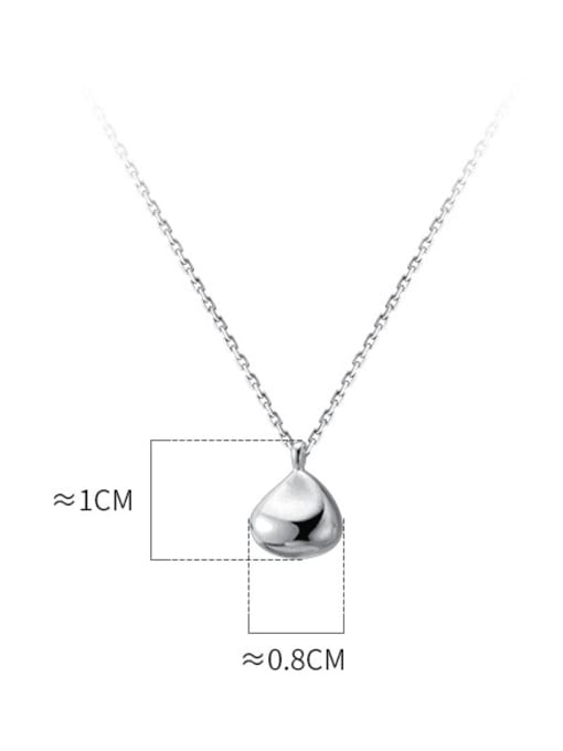 Rosh 925 Sterling Silver Irregular Minimalist Necklace 4