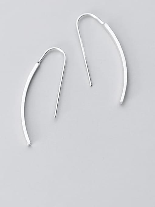 Rosh 925 Sterling Silver Irregular Minimalist Drop Earring 2