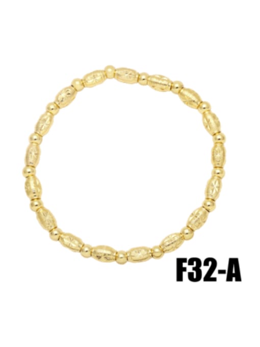brf32 a Brass Cubic Zirconia Cross Vintage Adjustable Bracelet