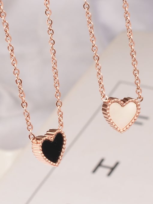 A TEEM Titanium Double-Sided Heart Necklace 1