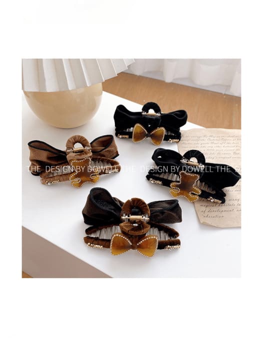 Chimera Alloy Fabric Trend Bowknot  Jaw Hair Claw 2