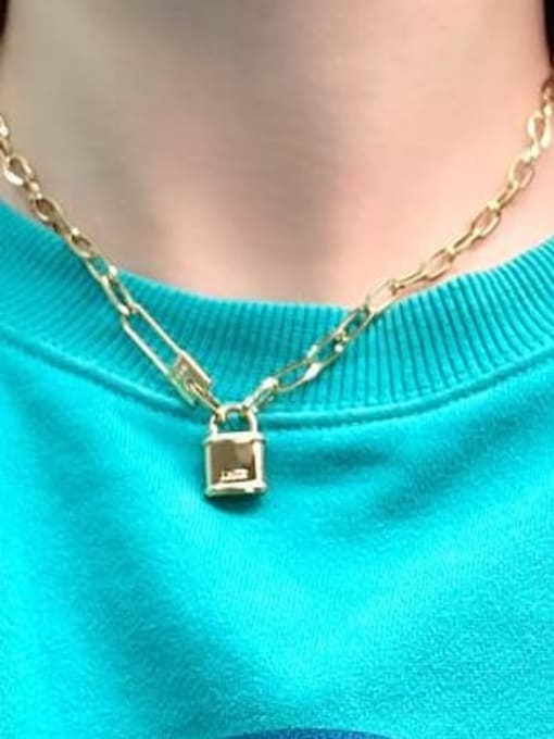 A TEEM Titanium smooth  Locket Vintage pendant Necklace 4