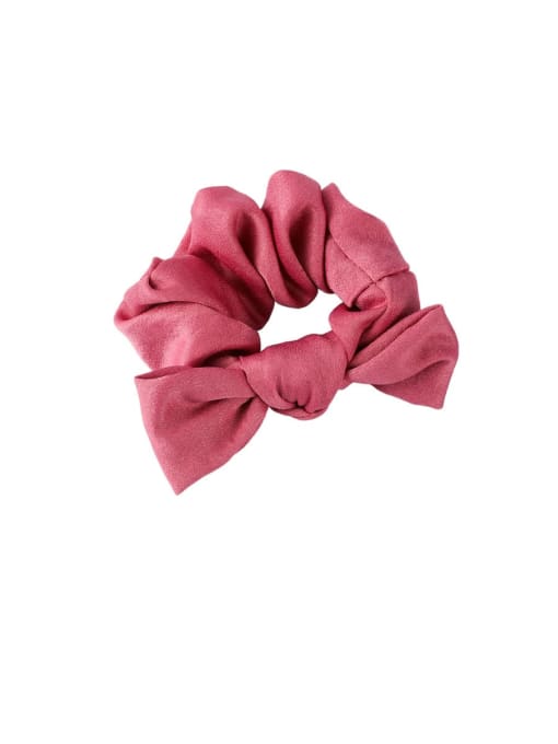 B red Ribbon bow headband tied hair hair band