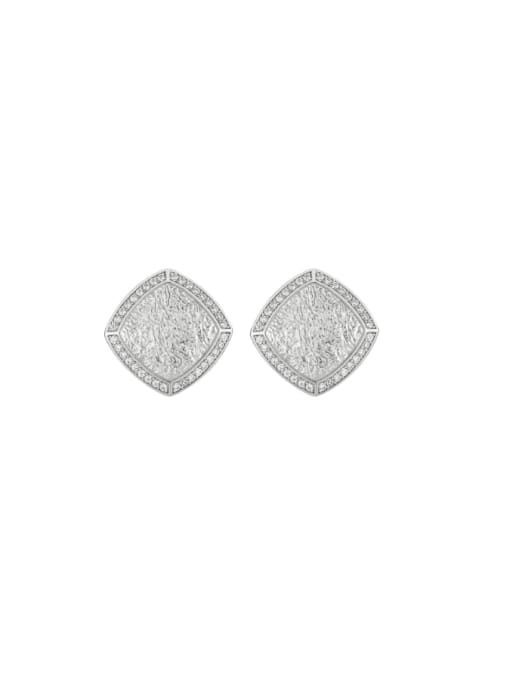 DAKA 925 Sterling Silver Geometric Vintage Stud Earring 0