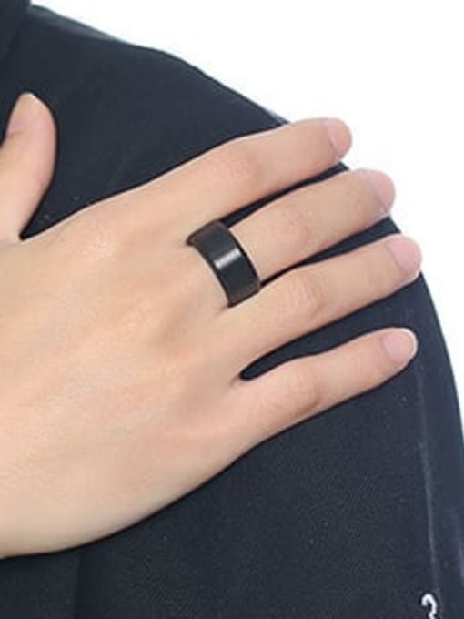 CONG Stainless steel Geometric Minimalist Band Ring 3