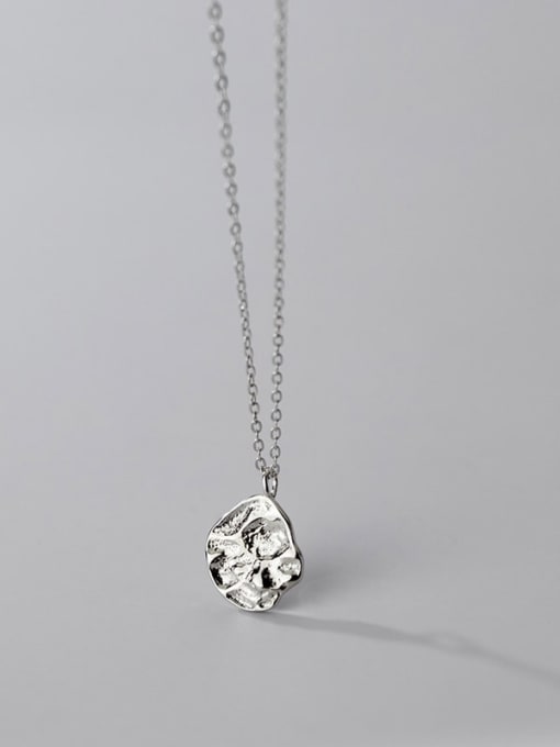 Rosh 925 Sterling Silver Geometric Minimalist Necklace 4