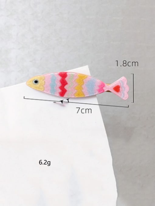 Tropical fish Cellulose Acetate Alloy Cute Dolphin  Hair Pin