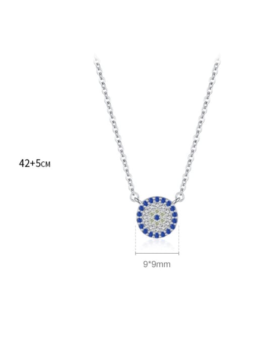 MODN 925 Sterling Silver Geometric Minimalist Necklace 2