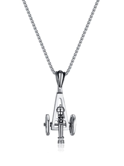 GX2339 single pendant without chain Stainless steel Skull Hip Hop Necklace