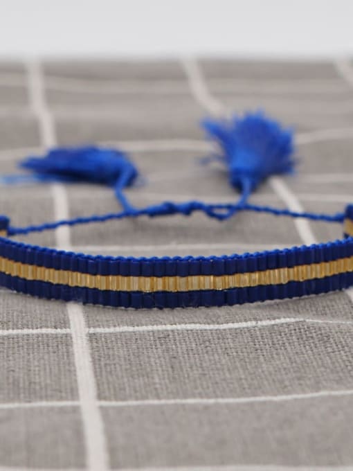 Roxi Multi Color MGB Bead Geometric Bohemia Handmade Weave Bracelet 2
