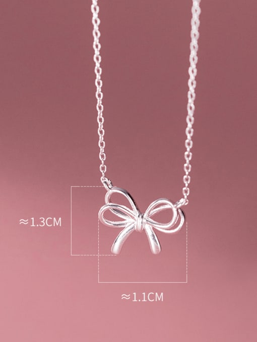 Rosh 925 Sterling Silver  Minimalist Hollow Butterfly Pendant  Necklace 3