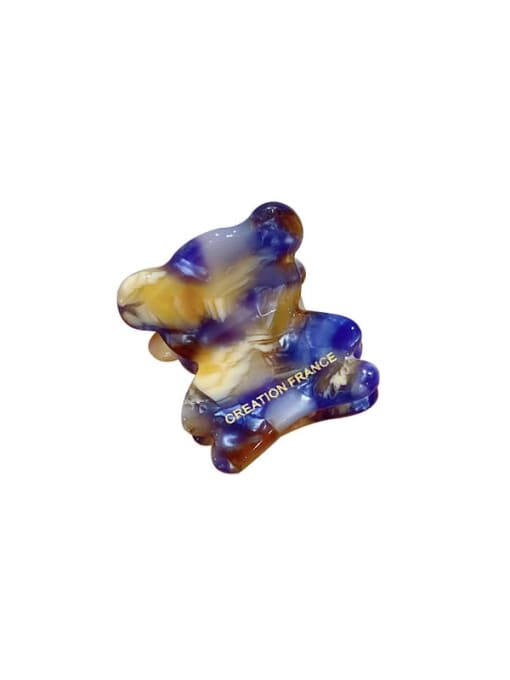 Chimera Alloy  Cellulose Acetate Cute Bear Jaw Hair Claw 3