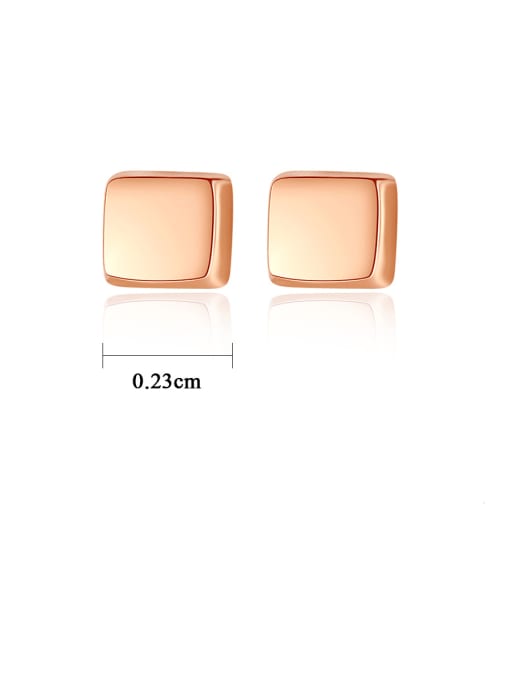CCUI 925 Sterling Silver Geometric Minimalist Stud Earring 4