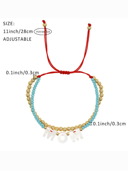 Roxi Glass beads Multi Color Bohemia Handmade Beaded Bracelet 2