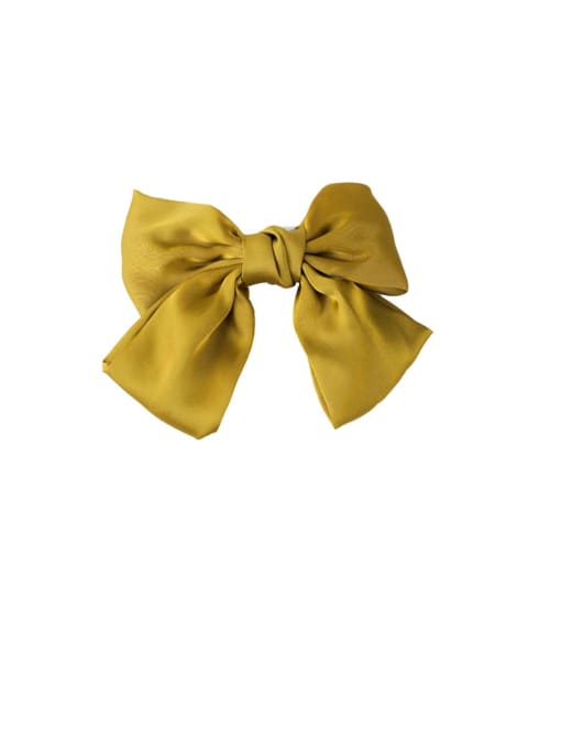 F yellow (hairpin style) Alloy With Gun Plated Fashion Ribbon  Butterfly Hair Ropes