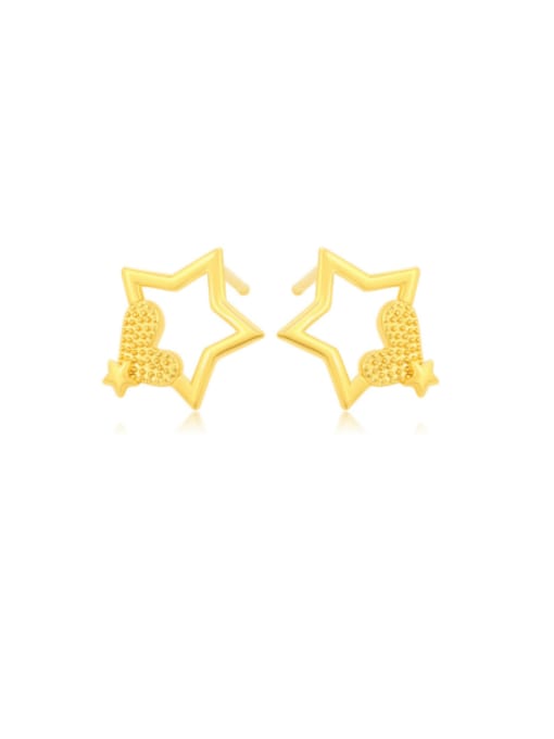 XP Alloy Pentagram Minimalist Stud Earring 0