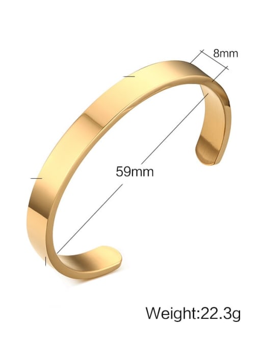 LI MUMU Titanium Geometric Minimalist Bracelet 2