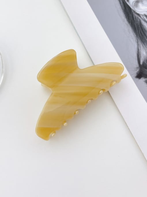 Arc beige 8.5cm Cellulose Acetate Trend Geometric Jaw Hair Claw
