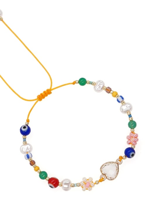 Roxi Multi Color Enamel Heart Bohemia Handmade Beaded Bracelet 3