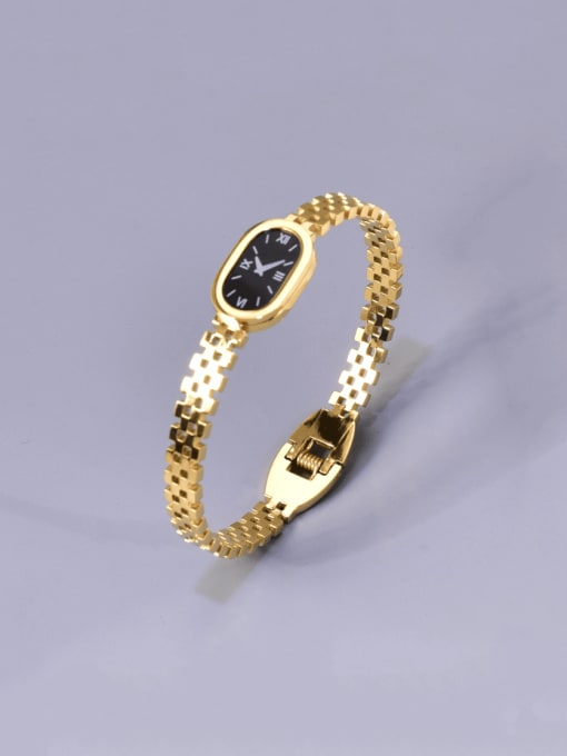 A TEEM Titanium Steel Number Hip Hop Band Bangle 0