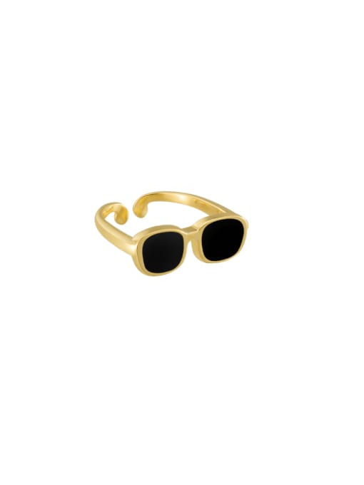 Gold 925 Sterling Silver Irregular Minimalist Band Ring