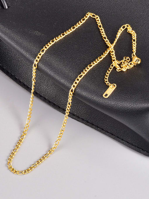 18K Gold Titanium Steel Irregular Chain Minimalist Necklace