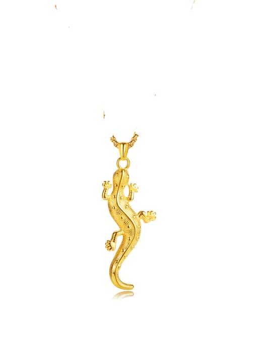 2230 Gold Single Pendant Titanium Steel Snake Hip Hop Necklace