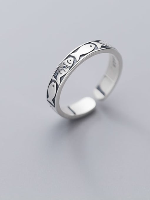 Rosh 925 Sterling Silver Round Minimalist Band Ring 1