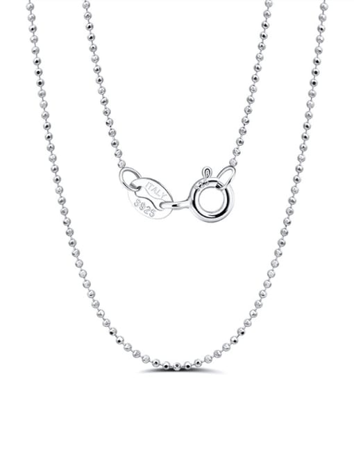 RINNTIN 925 Sterling Silver Minimalist Bead Chain