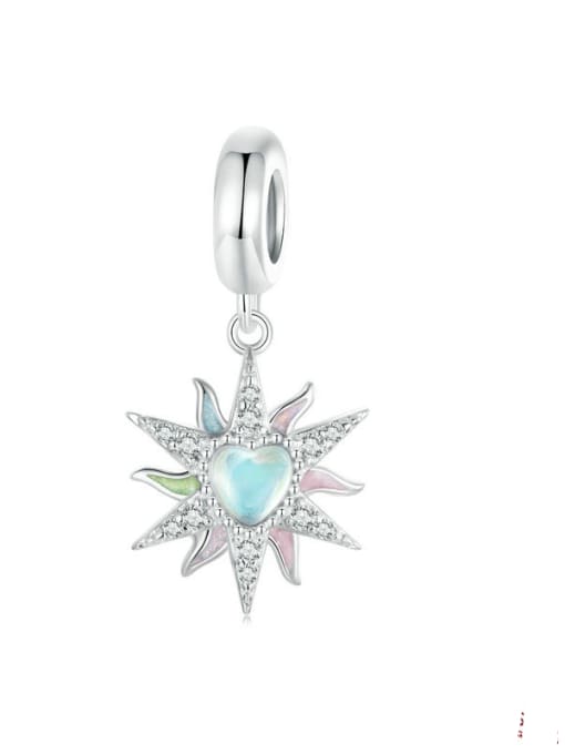 Jare Star 925 Sterling Silver Cubic Zirconia Dainty Pendant 0