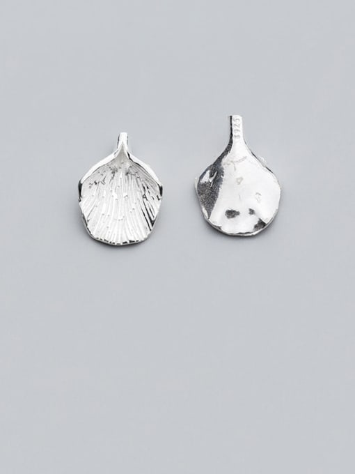 FAN 925 Sterling Silver With  Minimalist Leaf Pendant Diy Jewelry Accessories
