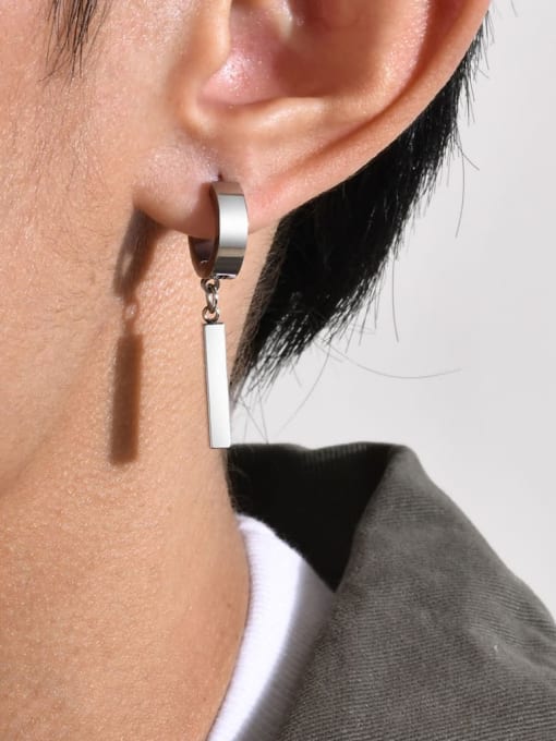 CONG Stainless steel Geometric Minimalist Single Earring 1