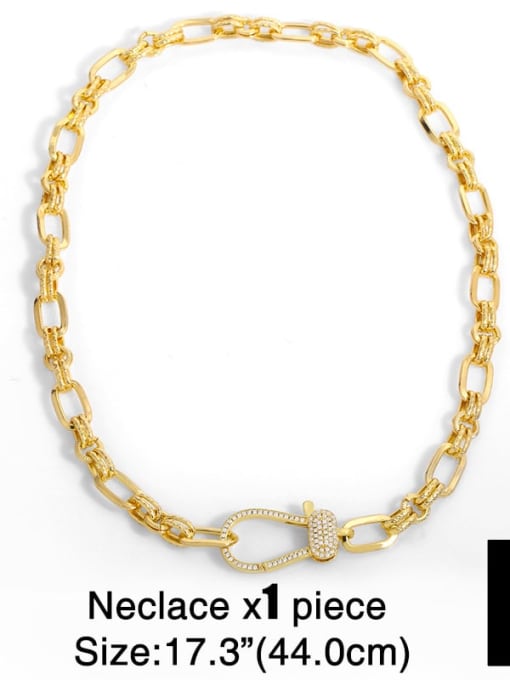B Brass Cubic Zirconia Star Vintage Necklace