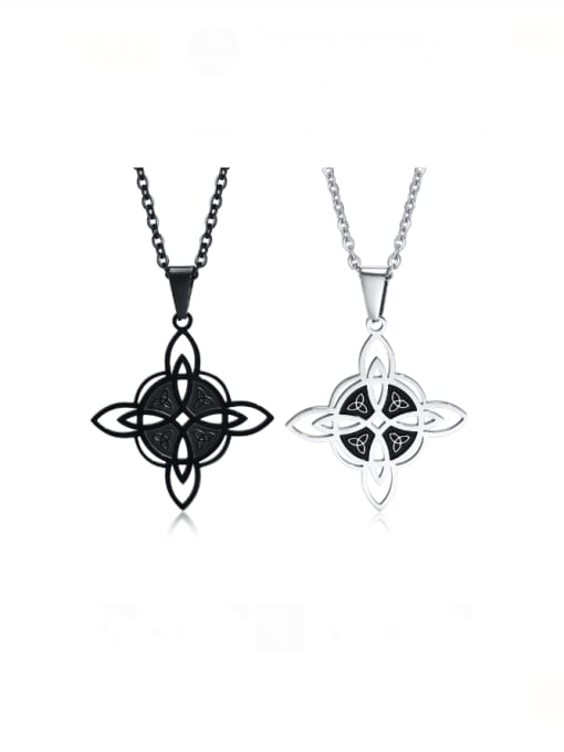 CONG Stainless steel Hip Hop Geometric Pendant 0