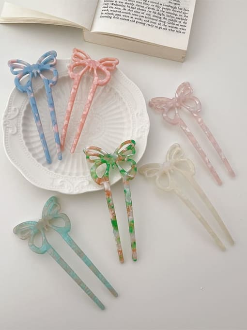 Chimera Cellulose Acetate Trend Bowknot Hair Comb