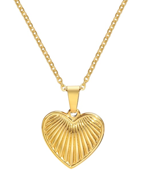 LI MUMU Stainless steel Heart Minimalist Necklace 0