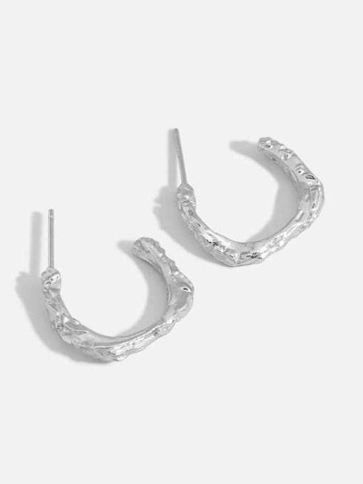 DAKA 925 Sterling Silver Geometric Vintage Stud Earring 4