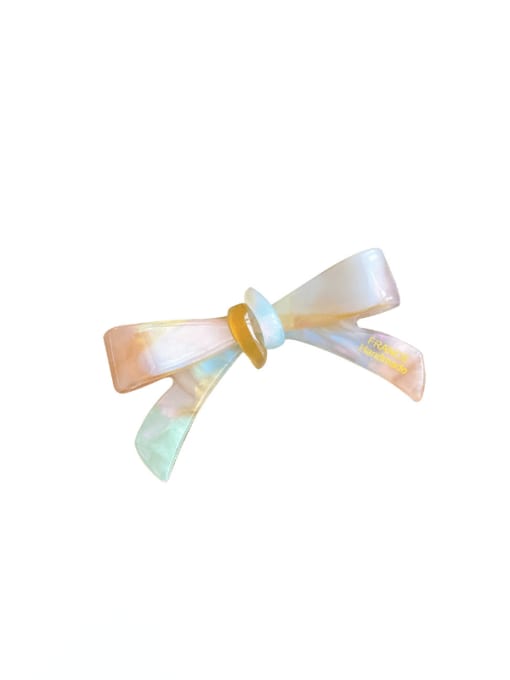 Chimera Cellulose Acetate Trend Bowknot Alloy Hair Barrette 3