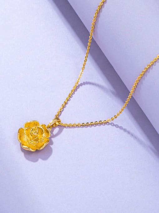 XP Alloy Flower Necklace 2