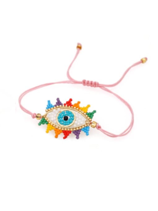 Roxi Miyuki Millet Bead Multi Color Evil Eye Bohemia Handmade Weave Bracelet 2