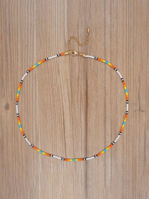 Roxi Miyuki Millet Bead Multi Color Bohemia Handmade Beaded Necklace 2