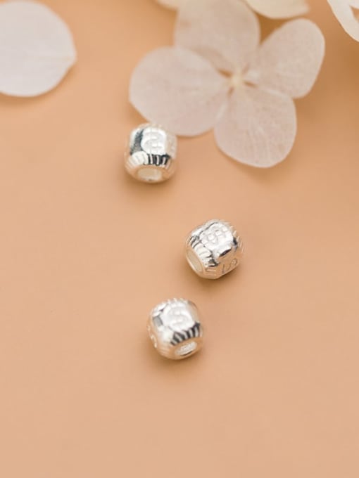 FAN 925 Sterling Silver With Beads Handmade DIY Jewelry Accessories