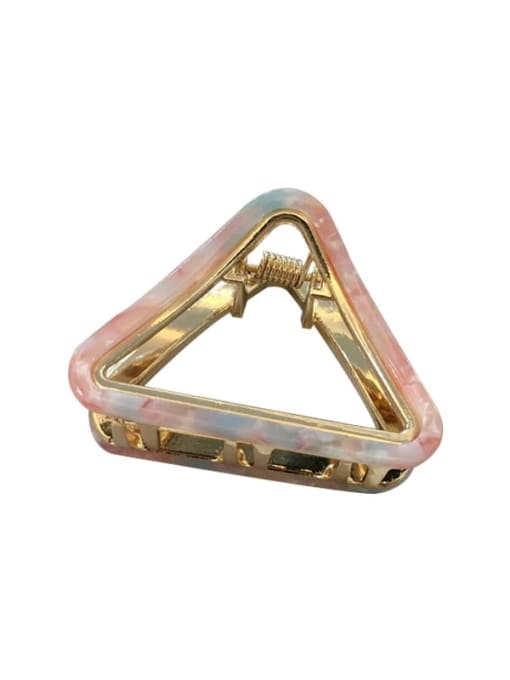 Chimera Alloy Cellulose Acetate Trend Hollow Triangle Jaw Hair Claw 4
