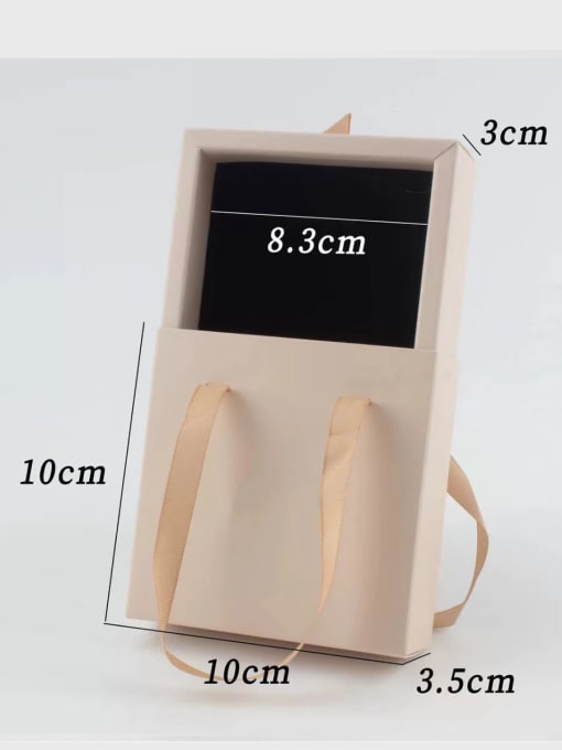 brown eco-friendly paper pull out jewelry box for bracelets,necklaces,bangles and small jewelry sets