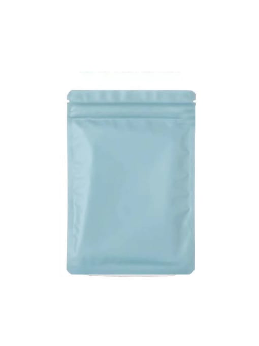 Blue Single layer Flat Barrier Plastic  Pouches With 5 colors