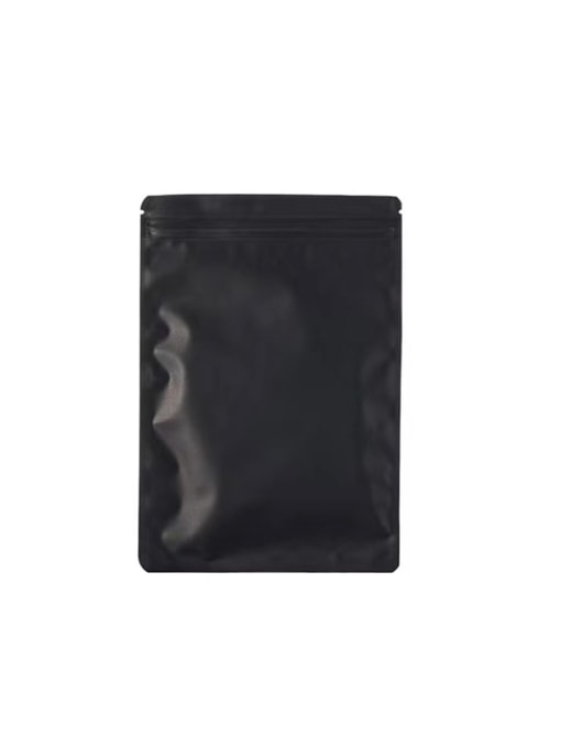 Black Doule layer Matte Stand-Up Barrier Pouches For Earrings